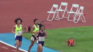 20170423161444 106學年度全國中等學校運動會田徑賽高中女10000公尺決賽 臺北市再興中學曾怡暄奪金牌、臺北市再興中學張郁珮奪銀牌、臺北市再興中學沈泥奪銅牌。