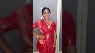 10 நிமிடத்தில் கண்டாங்கி சேலை கட்டும் முறை#shortvideo #saree dropping #share #professional #youtube