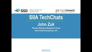 SIIA TechChats | John Zuk, Waterstone Management Group