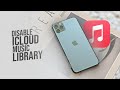 How to Disable iCloud Music Library on iPhone (tutorial)