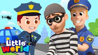 Policeman Keeps Us Safe |  Little World - Kids Songs & Nursery Rhymes
