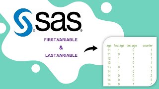 First.Variable and Last.Variable in SAS || How To Create Counter Variable?