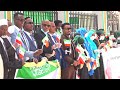 Gudomiyaha Baanka Somaliland Iyo Shaqaalaha Baanka Oo ka Qayb Qaatay Soo Dhawaynta Madaxwaynaha.