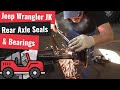 '12 Jeep Wrangler: Rear Axle Bearings, Seals & Backing Plates