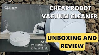 Unboxing \u0026 Review: Cheap Robot Vacuum Cleaner – Smart sweeping Robot!