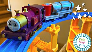 Huge TOMY Track Build and Train Crashes with Thomas and Friends