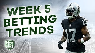 NFL Week 5 Betting Trends, Picks, Odds, Preview, Fun Facts and Notes to Know!
