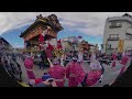 8k 360 vr ヴァーチャルツアー「秩父夜祭り」 chichibu night festival