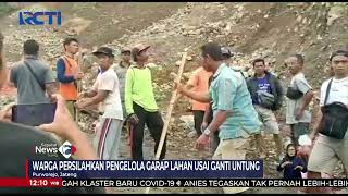 Warga Bentangkan Tali Rafia, Tuntut Ganti Lahan di Purworejo #SeputariNewsSiang 14/02