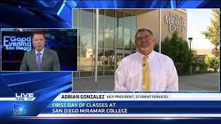 KUSI-SD: First Day of Classes at Miramar College (Live Coverage)
