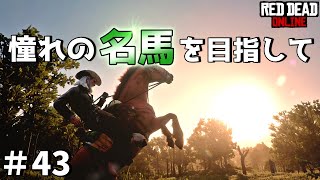 PS4 レッドデッドリデンプション2 【RDO】 #43 ずっと欲しかった馬を目指して賞金稼ぎランク上げ！