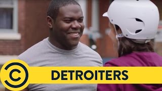 Roller-Blading Meet Cute - Detroiters | Comedy Central