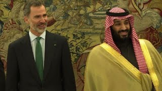 Saudi crown prince meets Spanish king in Madrid