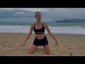 taking stroll on the beachfront of cadaqués beach 🇪🇸 barcelona 2024 4k 60 fps