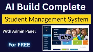 I Let AI Build My Complete PHP Student Management System (For Free!)