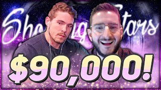 THE $1,100 SHOOTING STARS FOR CHARITY! 1ST DONATES $50,000!