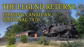 The Legend Returns: Chasing Canadian National 7470 and other Conway Scenic shenanigans