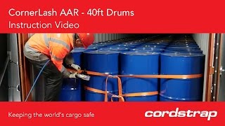 Instruction Video   CornerLash AAR Drums 40ft