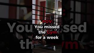How skipping the GYM for a Week Transformed my BODY‼️❗#shorts #fitness  | Lifting | TikTok | #funny