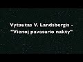 vytautas v. landsbergis