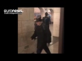 Moments after blast rocked St Petersburg metro caught on camera