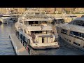 departing superyachts the day after the monaco yacht show 2023 part 1 @archiesvlogmc