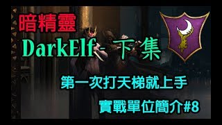 【全軍破敵: 戰鎚II】實戰單位簡介#9 暗精靈兵種概論-下集