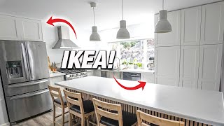 Using IKEA Cabinets And Drawers For Kitchen Remodel! Is It Worth It? DIY How To Install!