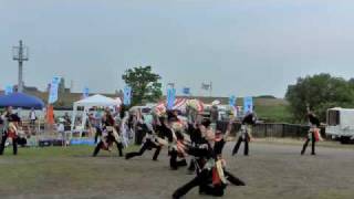 よさこい 2010 松戸　かっぱ市（彩ノ舞姫「弦」）ーよっちょれ舞姫