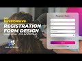 Responsive Form Design complete detail | HTML , CSS , Bootstrap v5 | code for design