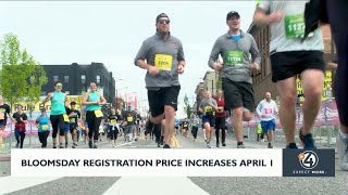 Bloomsday registration price increases April 1