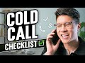 The ULTIMATE Cold Call CHECKLIST to ACCELERATE Sales Prospecting   Tech Sales, SaaS Sales