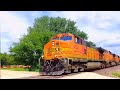 BNSF train compilation edit | Lunar Lightshow Productions