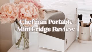 Chefman Mirrored Mini Beauty Skincare Fridge Review