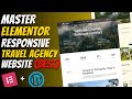 😍Master ELEMENTOR: Build a Responsive TRAVEL AGENCY WEBSITE from Scratch | Wordpress Tutorial 2025