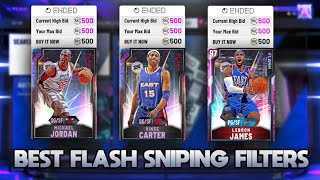 BEST FLASH SNIPE FILTERS! HOW TO BECOME AN MT MILLIONAIRE! NBA 2K20 MyTeam!