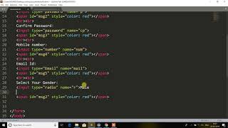 FORM tutorial using JAVASCRIPT with validation with simple code 2021 must watch🤩🤩💯💯