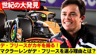 F1復帰劇再び！ニック・デ・フリースがマクラーレンで新たな挑戦へ！2025年マクラーレンの秘密計画とは？波乱のF1リザーブ争奪戦！デ・フリースの復帰は確実か？