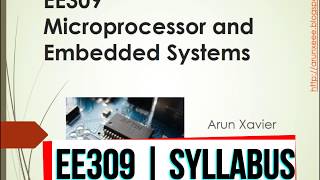 Microprocessor and Embedded Systems | EE309 | Syllabus | KTU | S5