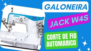 Galoneira JACK W4S electrónica com corte de fio