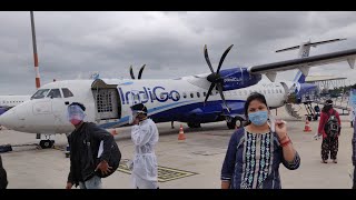 They gave us an ATR aeroplane !It was extremely loud. Belgaum airport ride!