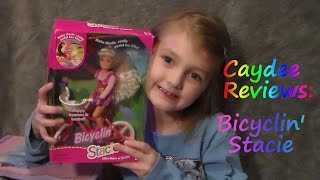 Caydee Reviews Bicyclin' Stacie Barbie's Little Sister Mattel Bike 1996