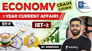 UPSC 2021 Current Affairs Crash Course | Economy Set-2 by Anirudh in Hindi #UPSC​ #IAS