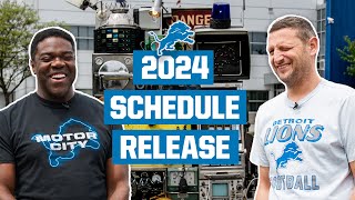 Detroit Lions 2024 Schedule Reveal