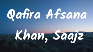 Qafira Afsana khan Saajz lyrics video PB punjab lyrics video