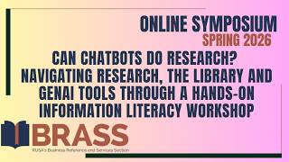 Can Chatbots Do Research? Navigating Research, the Library and GenAI Tools