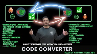 I Built the Ultimate Test Automation Code Converter: Selenium → Playwright → Cypress →WebDriverIO