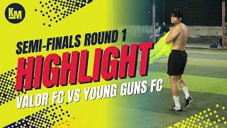 #khelmanch  Joga Bonito 2024 Semi-Final: Young Guns vs Valor FC | 2-1 Last-Minute Thriller!