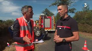 "Les pompiers sous le feu" -Extrait Dimanche en politique Fr3 Rhône-Alpes