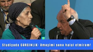 Studiyada GƏRGINLIK: Əməyimi sənə halal etmirəm! - Gəl, Danış